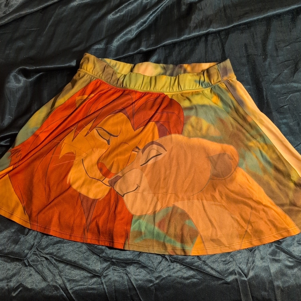 Disney Women's Mini Skirt - Orange and Brown